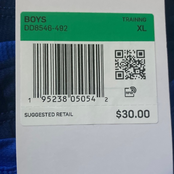 Nike Boys Blue Long Sleeve Shirt - Picture 2 of 2